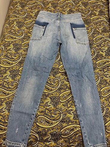 34 Beden mavi Renk Twist jean