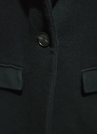 Zara Zara kaşe siyah kaban