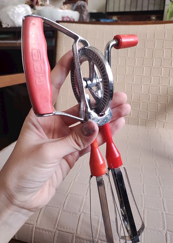 American Vintage Kırmızı Has Antika mikser