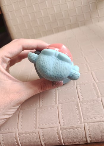 Beden Renk Pastel Mavi Maymun Figürü
