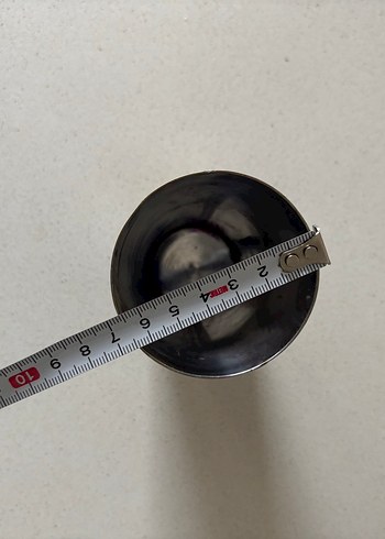 Altın Renkli Parlak Desenli Metal Bardak - Görsel 5