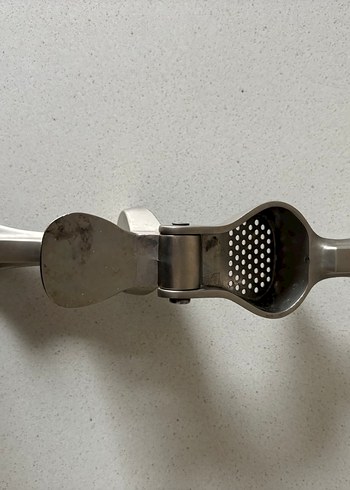 Gri Metal Sarımsak Ezici - Görsel 5