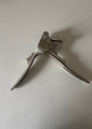 Gri Metal Sarımsak Ezici - Görsel 3