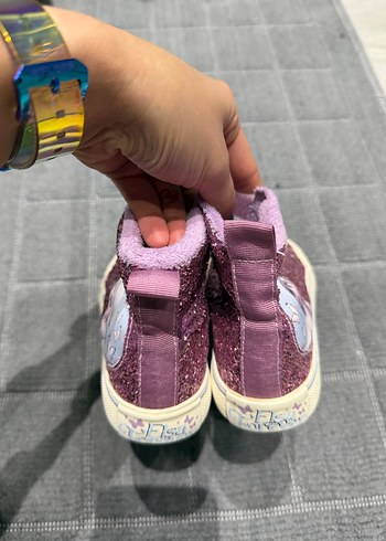 Kız Çocuk Mor Parlak Spor Ayakkabı - Görsel 3