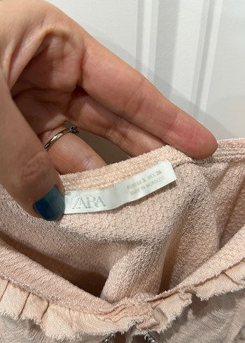 Bej Fırfırlı Keten Mini Büstiyer - Görsel 3