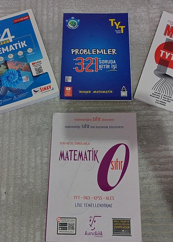 TYT Matematik Soru Bankası ve Diğer kitaplar