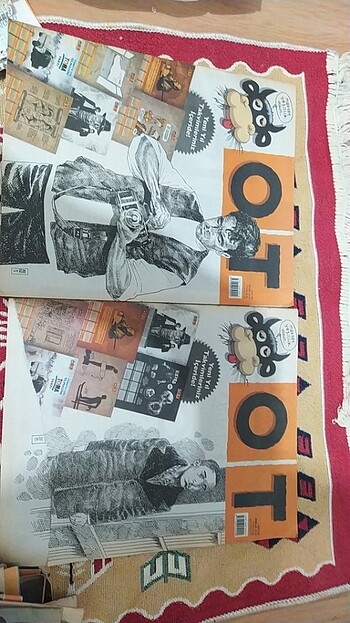 Ot dergi, eski sayılar. Tanesi 75 TL.