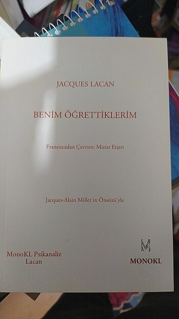 Lacan, Benim Öğrettiklerim