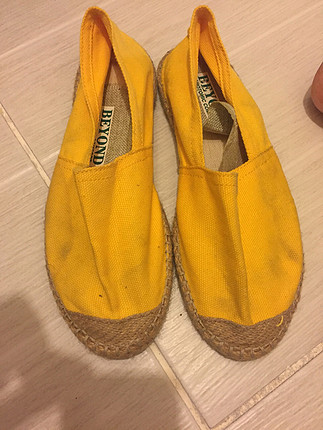 37 Beden sarı Renk Sarı yazlık ayakkabı