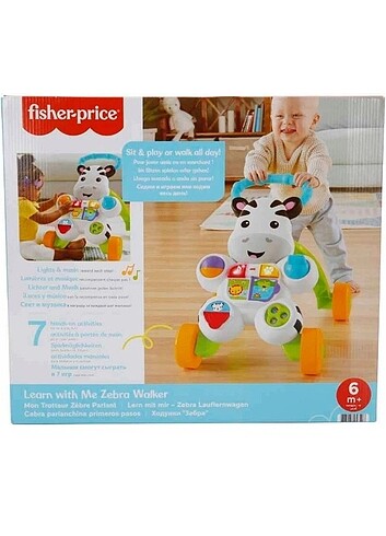 Fisher Price Fisher Price Zebra yurume arkadasi