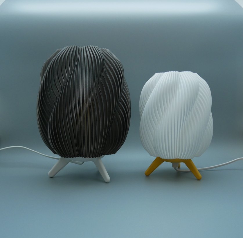 Bej Modern Tasarım Masa Lambası - Görsel 3