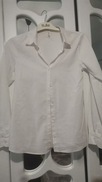 Defacto 36 beden beyaz gömlek