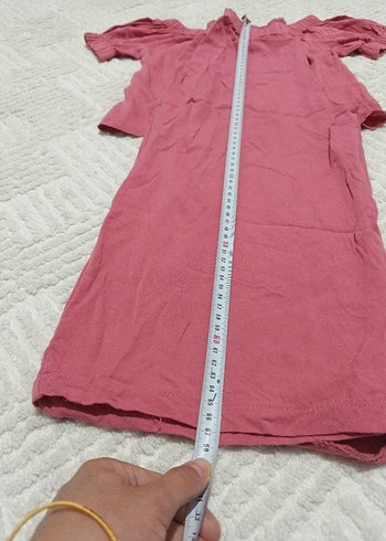 7 Yaş Beden Düğmeli Pembe Kız çocuk takımı