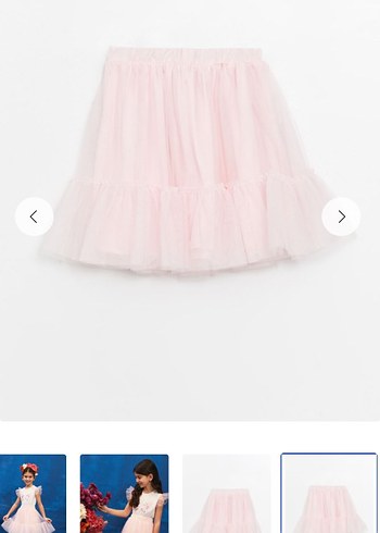 LC Waikiki LCW Kids Kız Çocuk Pembe Tütü Etek