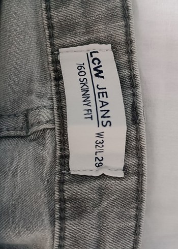 Gri Erkek Denim Pantolon Regular Fit - Görsel 3