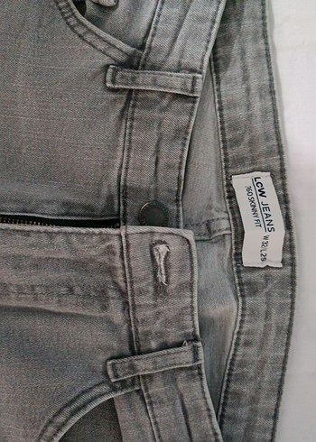 Gri Erkek Denim Pantolon Regular Fit - Görsel 2