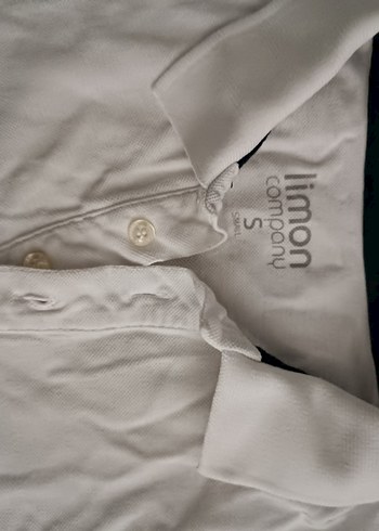 Beyaz Erkek polo yaka tişört - Görsel 2