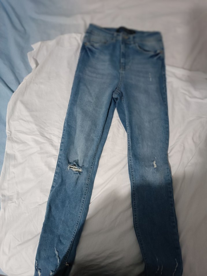 Mavi Kadın Midi Boy Kot Pantolon - Görsel 2