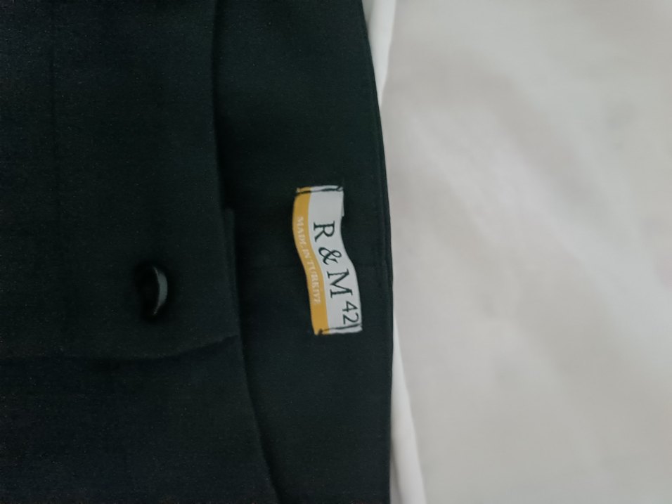 Siyah  Kadın Kumaş Pantolon - Görsel 3