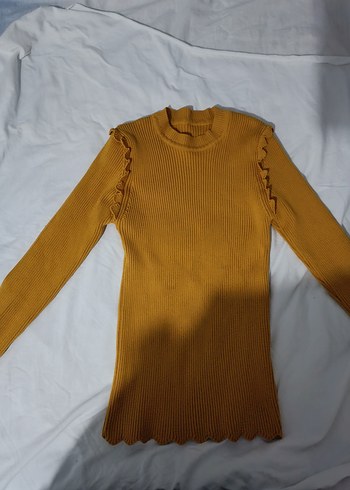 Yeşil Boğazlı Triko Kadın Kazak 2 adet fiyatı - Görsel 3