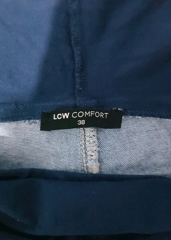 Bel Destekli Rahat Hamile Kot Pantolon - Görsel 2