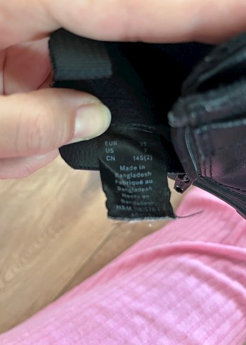 Çocuk Siyah Deri Goth Botlar - Görsel 3