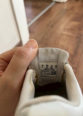 Beyaz Puma Çocuk Spor Ayakkabı - Görsel 3