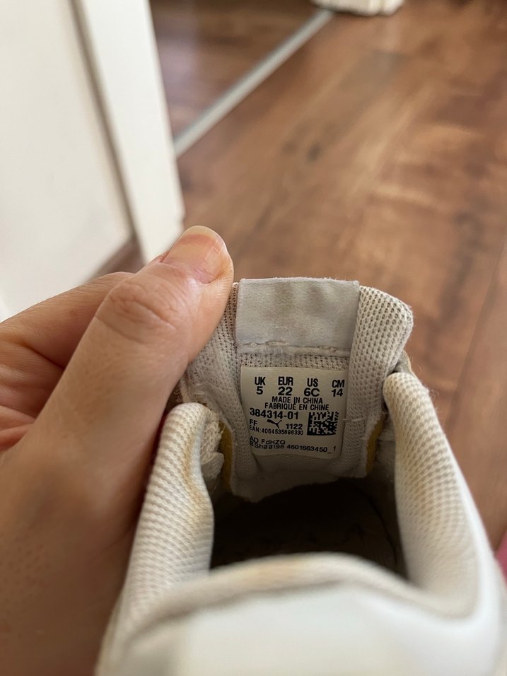 Beyaz Puma Çocuk Spor Ayakkabı - Görsel 3