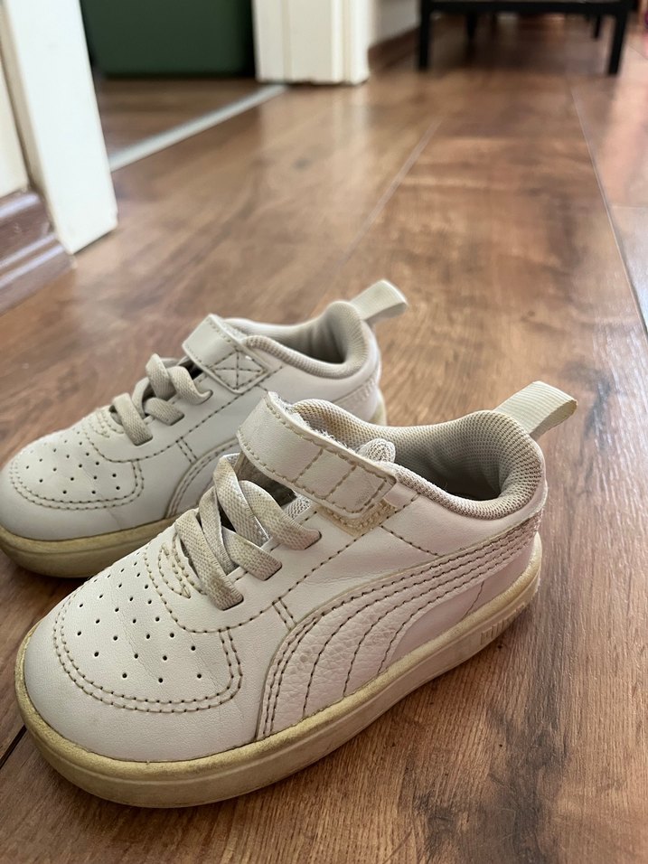 Beyaz Puma Çocuk Spor Ayakkabı - Görsel 4