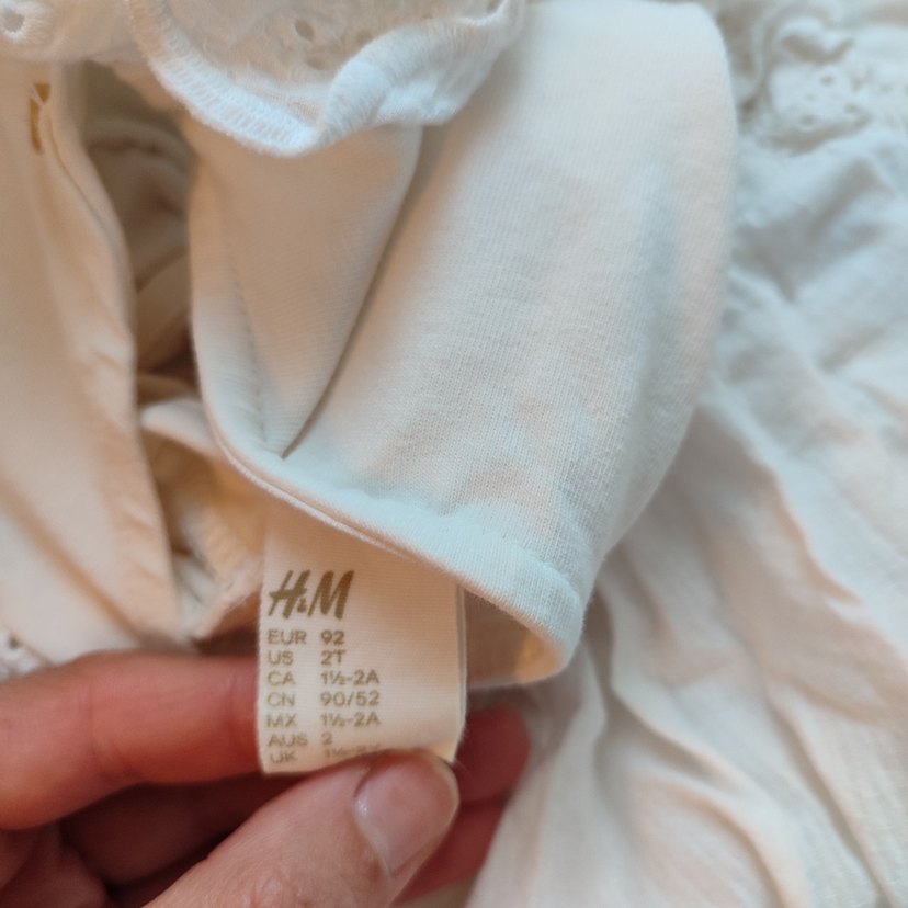 H&M Beyaz Kız Çocuk Elbisesi - Görsel 3
