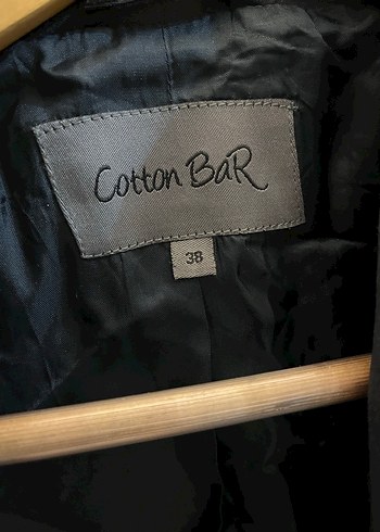 Siyah Kadın Düğmeli Midi Blazer - Görsel 3