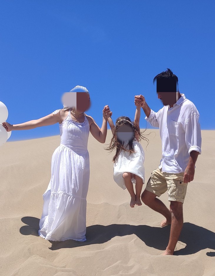 Beyaz uzun elbise - Görsel 2