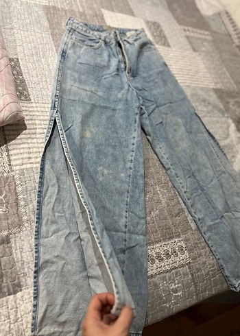 Bol ve yırtmaçlı ltb jean pantolon - Görsel 2