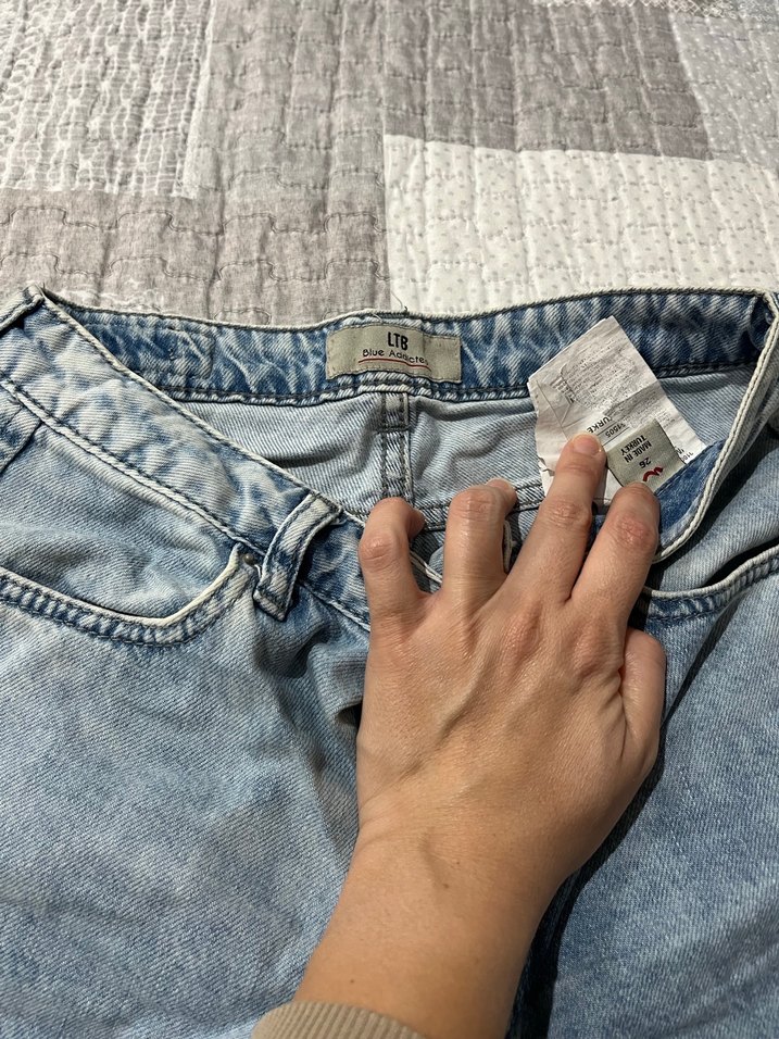 Bol ve yırtmaçlı ltb jean pantolon - Görsel 3