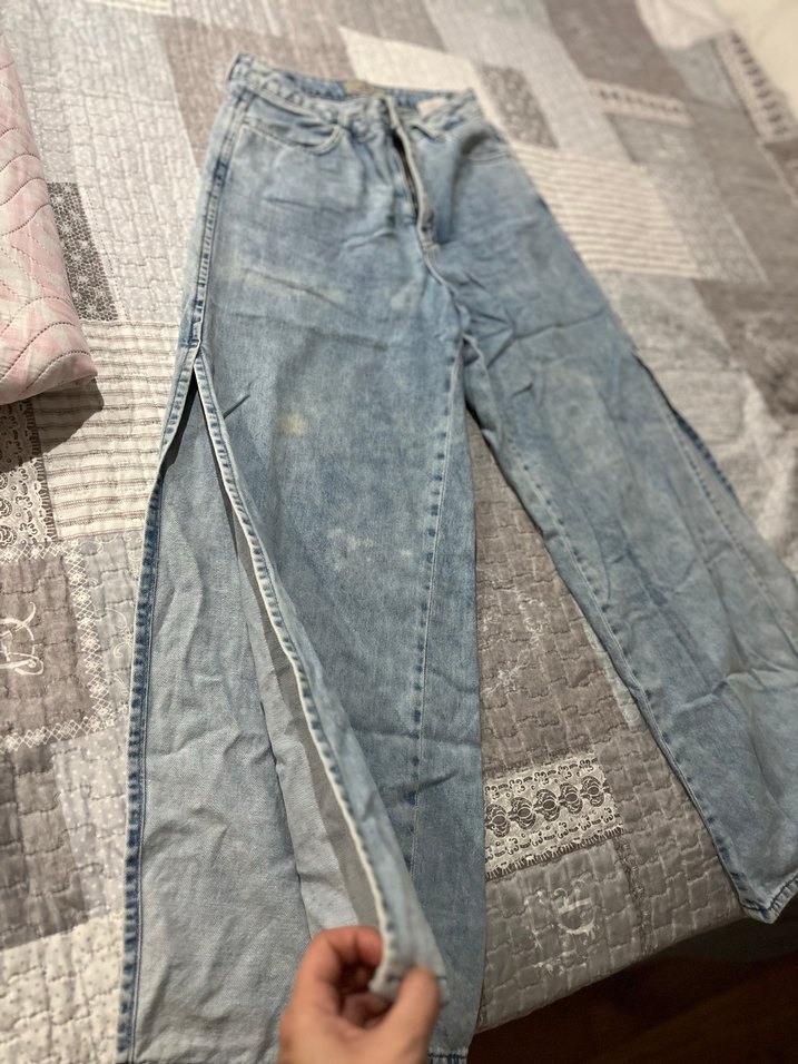 Bol ve yırtmaçlı ltb jean pantolon - Görsel 2