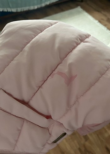 Kız Çocuk Pudra Rengi Kürk Detaylı Yelek - Görsel 5