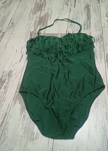 #Zara#Koton#H&M#Mayo#Püsküllü Yeşil Bohem Kadın Mayo - Görsel 7