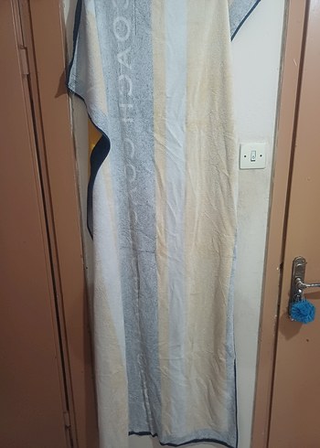 #Coach#Coach Bayan Plaj Havlusu#Sarı Gri Baskılı Bayan PlajHavlu - Görsel 4