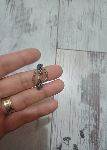 #Zara#H&M#Koton#Küpe#Gümüş Küpe#Boncuklu Bohem Kadın KulakKüpesi - Görsel 4