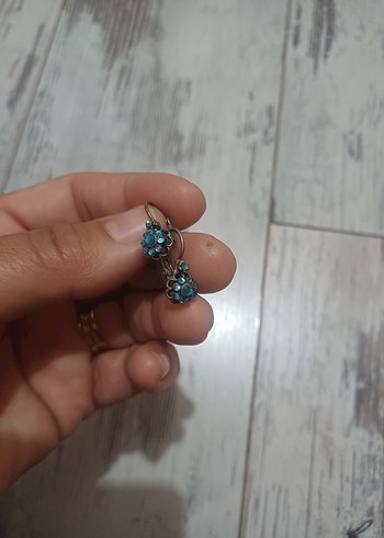 #Zara#H&M#Koton#Küpe#Gümüş Küpe#Boncuklu Bohem Kadın KulakKüpesi - Görsel 3