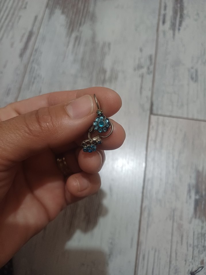 #Zara#H&M#Koton#Küpe#Gümüş Küpe#Boncuklu Bohem Kadın KulakKüpesi - Görsel 2