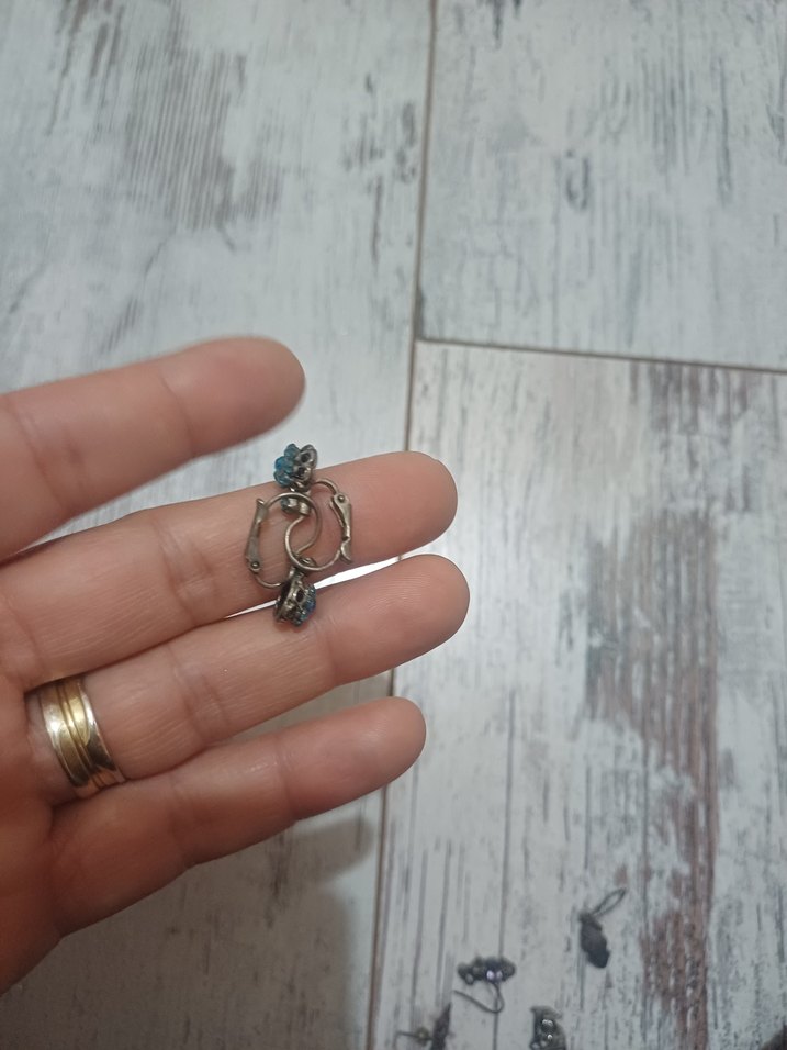 #Zara#H&M#Koton#Küpe#Gümüş Küpe#Boncuklu Bohem Kadın KulakKüpesi - Görsel 4