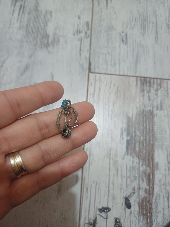 #Zara#H&M#Koton#Küpe#Gümüş Küpe#Boncuklu Bohem Kadın KulakKüpesi - Görsel 5