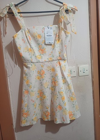 #Zara Bayan Mini Çiçek Desenli Yazlık Elbise#Çiçek DesenluElbise - Görsel 7