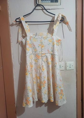#Zara Bayan Mini Çiçek Desenli Yazlık Elbise#Çiçek DesenluElbise - Görsel 6