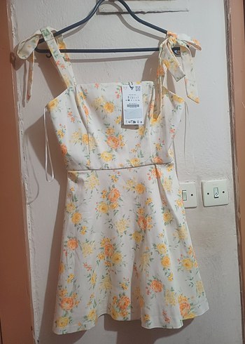 #Zara Bayan Mini Çiçek Desenli Yazlık Elbise#Çiçek DesenluElbise - Görsel 8