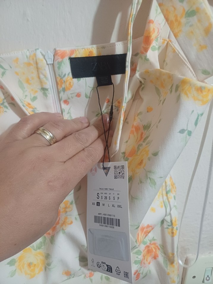 #Zara Bayan Mini Çiçek Desenli Yazlık Elbise#Çiçek DesenluElbise - Görsel 5