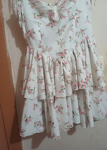 #Zara Nisole Bayan Mini Çiçek Desenli Yazlık Elbise#AskılıElbise - Görsel 3