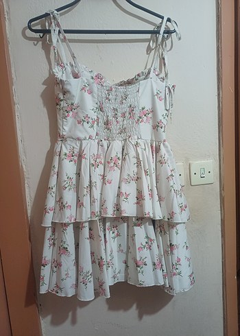 #Zara Nisole Bayan Mini Çiçek Desenli Yazlık Elbise#AskılıElbise - Görsel 5