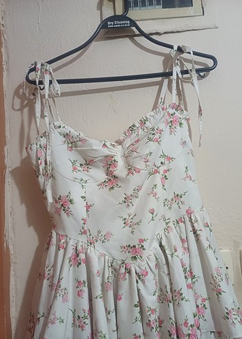 #Zara Nisole Bayan Mini Çiçek Desenli Yazlık Elbise#AskılıElbise - Görsel 4